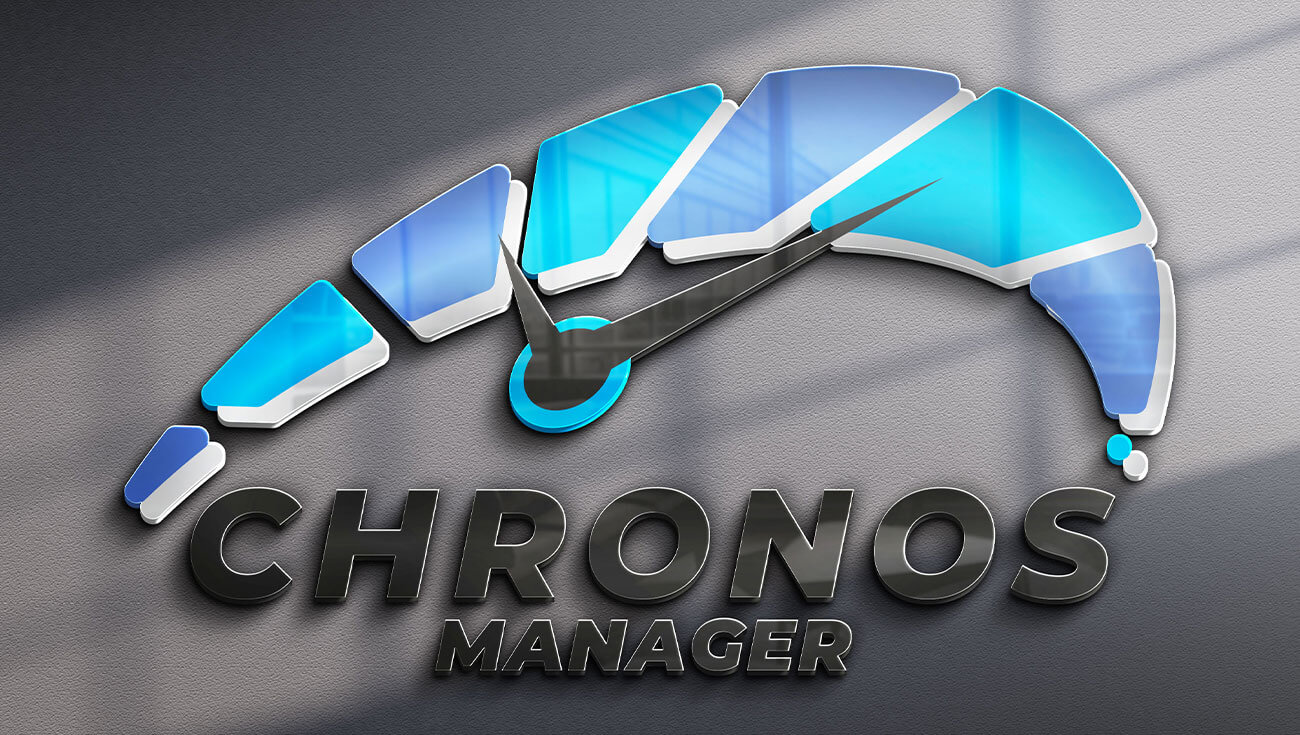 Chronos Manager 3d logo