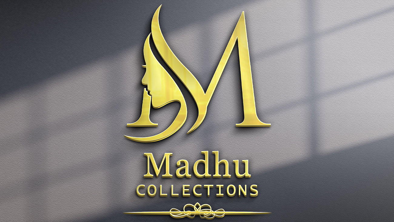 Madhu Collections 3d logo